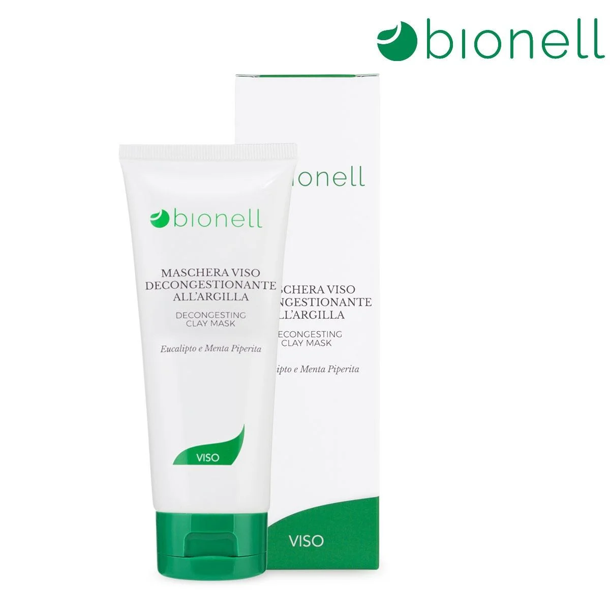 Bionell maschera viso decongestionante all'argilla tubo 100 ml