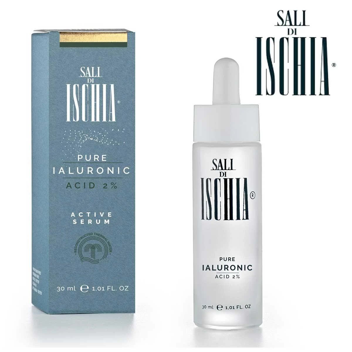 Ischia acido ialuronico puro 2% 30ml sali di ischia