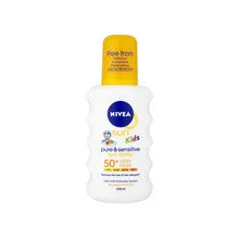 Nivea Spray per bambini SPF 50 + (Spray solare puro e sensibile) 200 ml