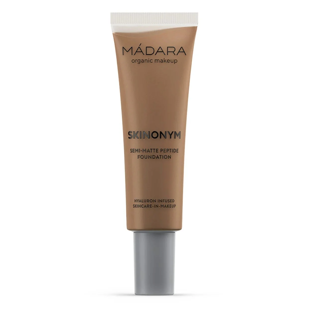 MÁdara organic skincare SKINONYM Fondotinta Peptide semi-opaco, 85 Umber (30 ml)