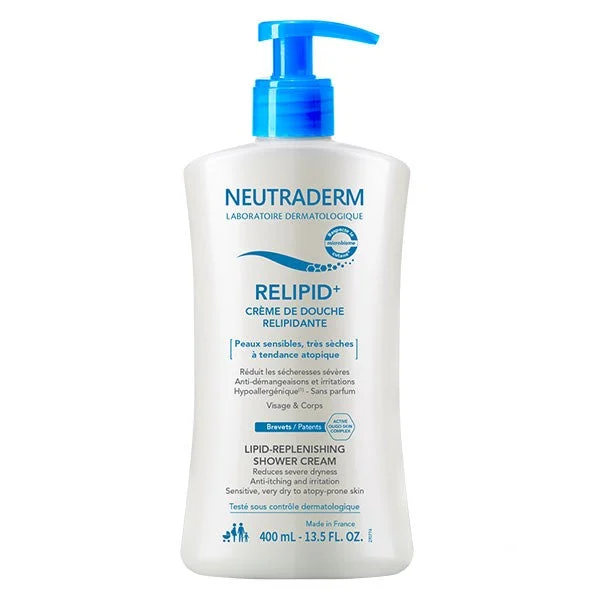 Neutraderm Crema Doccia lenitiva Relipida+ Pelli Sensibili 400ml