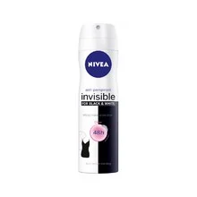 Nivea Antitraspirante trasparente Invisible For Black & White spray da 100 ml