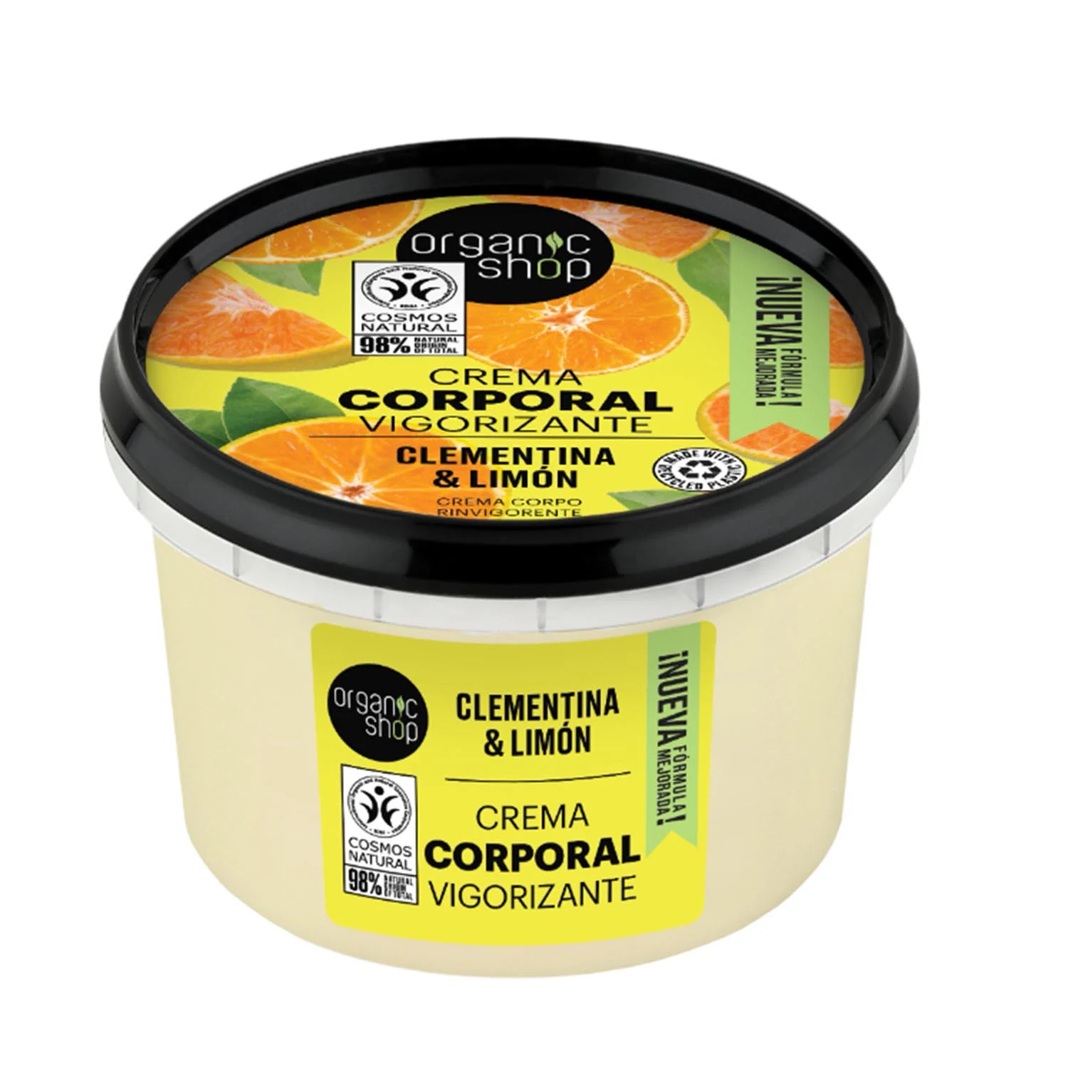 Organic Shop Clementine Crema Corpo Rinvigorente 250ml