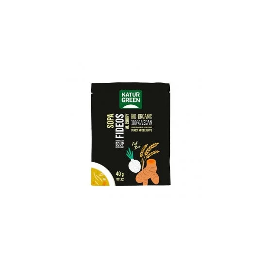 Zuppa di spaghetti al curry biologico Naturgreen 40 G