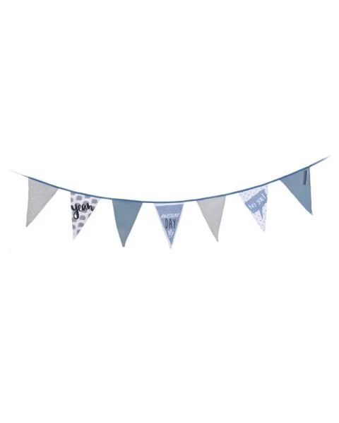 Party Collection Flag Guirlande Blå (U)