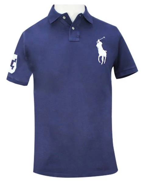 Ralph Lauren Custom Slim Fit Polo Navy XL