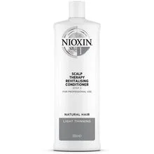 Nioxin System 1 Balsamo - Rivitalizzante cutaneo per capelli naturali fini e leggermente diradati - 1000 ml