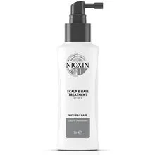 Nioxin System 1 Scalp 1 - Trattamento capelli per capelli naturali fini e leggermente diradati - 100ml