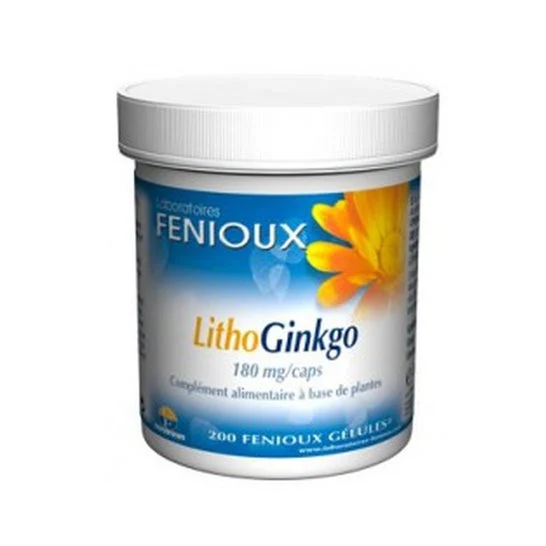 Fenioux Litho Ginko 180mg 200caps