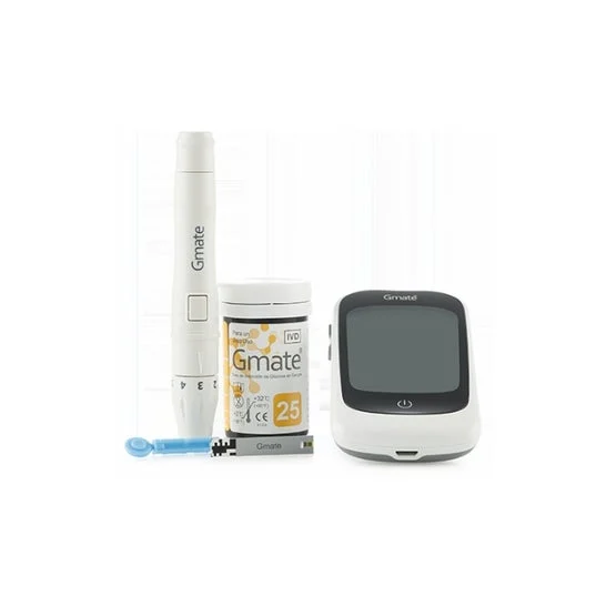 Gmate Glucometro Origin & Go + Tiras Glucosa Set