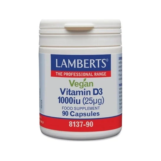 Lamberts Vitamina D3 Vegana 1000 Ui (25 µg) 90 Capsule