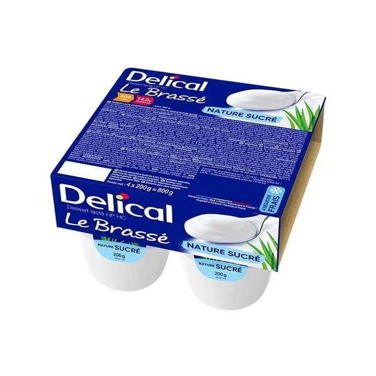 Delical Crema Dessert Natural Sin Lactosa 4x200g