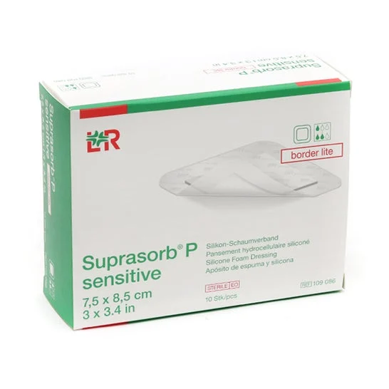 Suprasorb P Sensitive Border Dressing 16x20cm 10uts