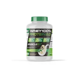 MuscleFit WHEY 100% Protein Creación de Músculo Sabor Chocolate Blanco 2kg