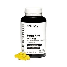 Hivital Foods Berberine 1000mg 120 berretti vegani