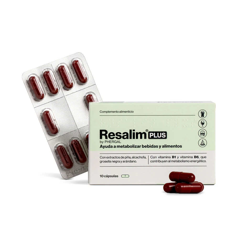 RESALIM PLUS integratore alimentare metabolizzatore per bevande e capsule alimentari