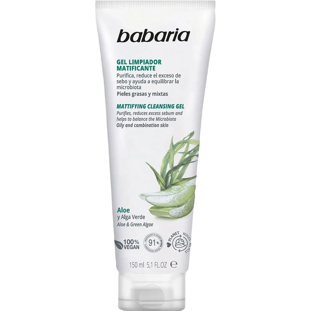 Gel detergente viso opacizzante all’ALOE VERA