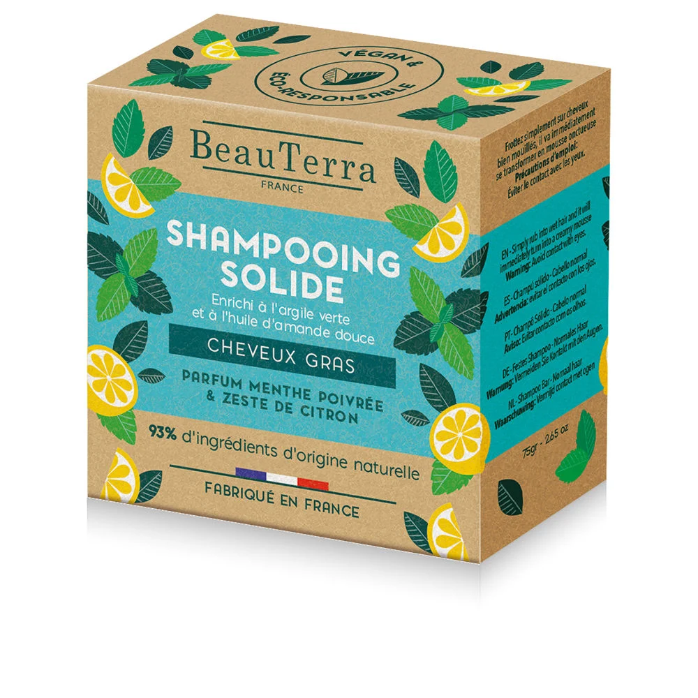 SOLIDE shampoo menta e scorza di limone
