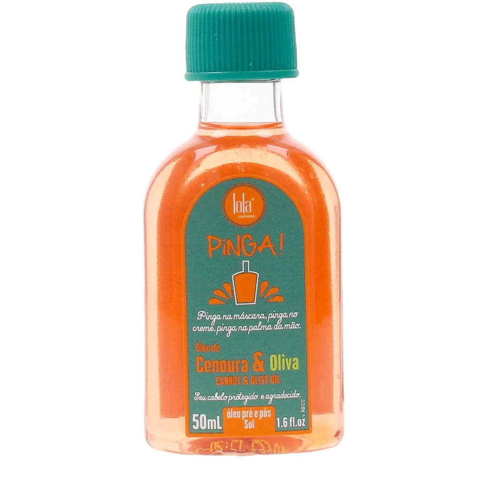 PINGA CAROTA E OLIO DI OLIVA protezione solare per capelli