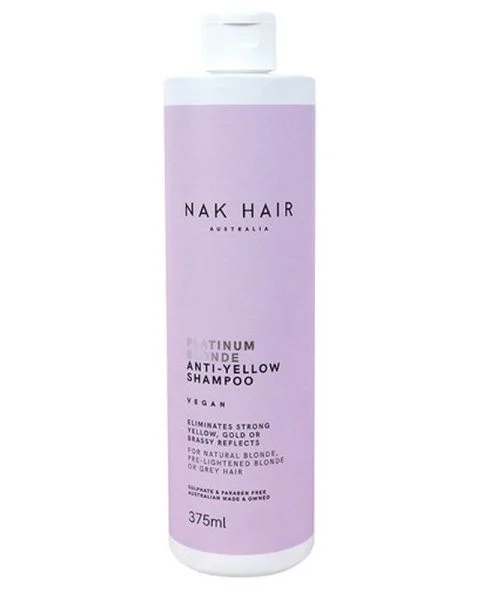 NAK Platinum Blonde Anti-Yellow Shampoo Vegan