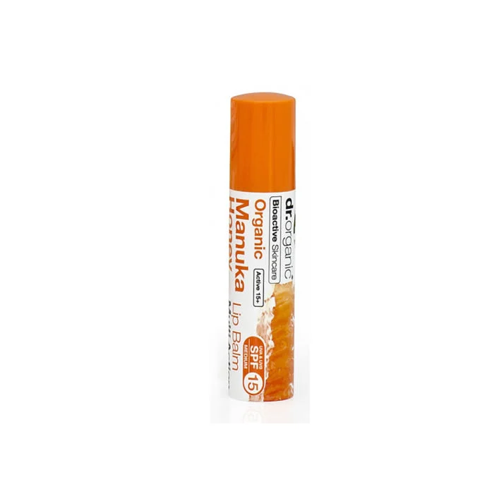 Dr Organic Balsamo Labbra al Miele di Manuka 15Spf 5,7ml
