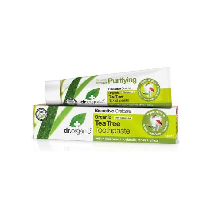 Dr Organic Tea Tree Dentifricio 100ml