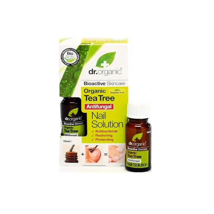 Dr Organic Tea Tree soluzione unghie 10ml