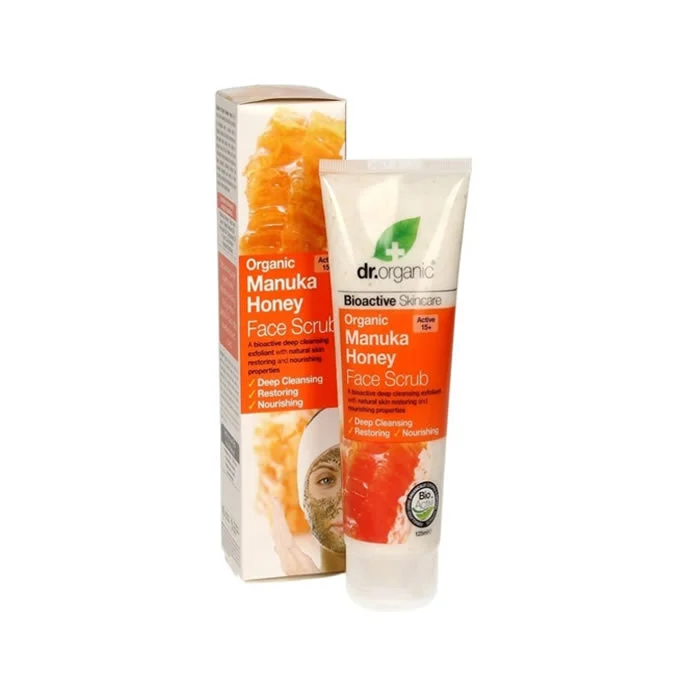 Dr Organic Scrub Viso al Miele di Manuka 125ml