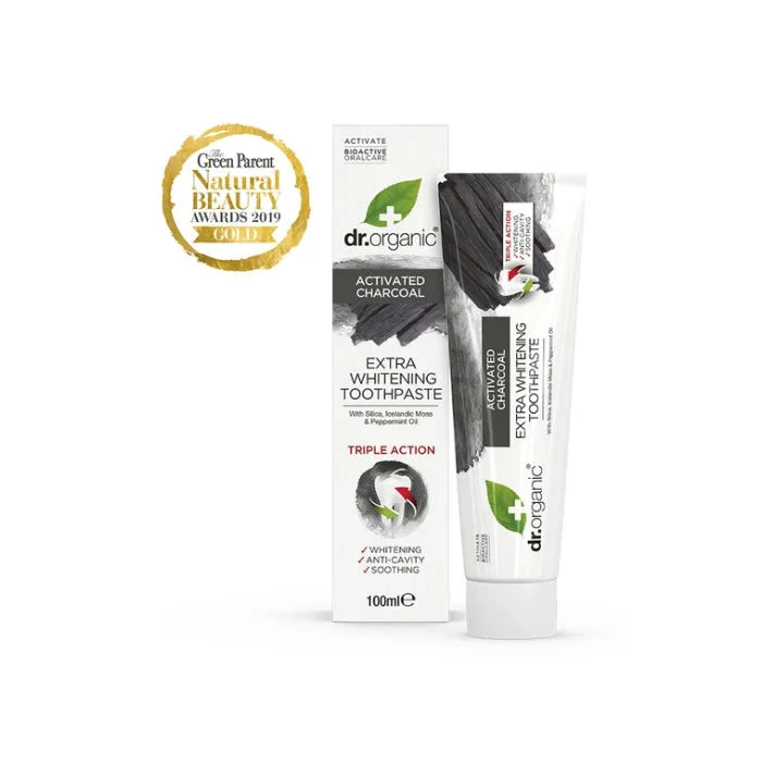 Dentifricio al Carbone Dr. Organic 100ml