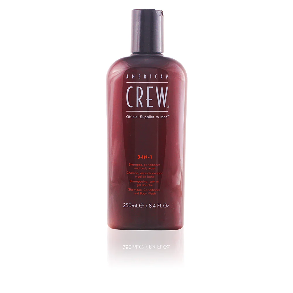 CREW 3 IN 1 shampoo, balsamo e bagnoschiuma