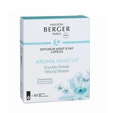 Maison berger paris Ricarica Aroma Wake-up Night and Day (Forest Breeze) - Ricarica per diffusore elettrico