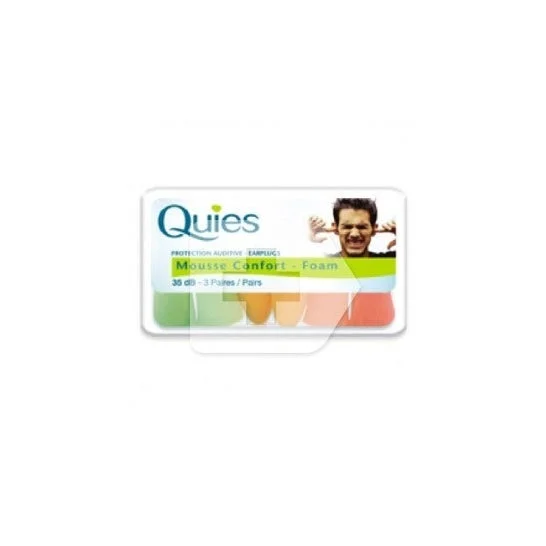 Quies tapón de espuma 6uds