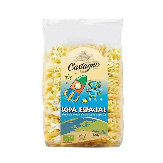 Castagno Mix Galactic Pasta per bambini con Figurine Eco 500g