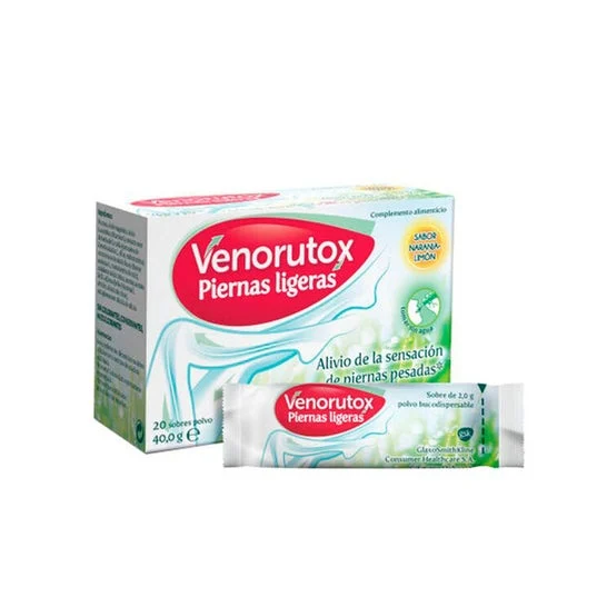 Venorutox gambe leggere gusto arancia-limone 20 bustine