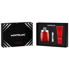 Mont blanc Set regalo Legend Red eau de parfum 100 ml, eau de parfum in miniatura 7,5 ml e gel doccia