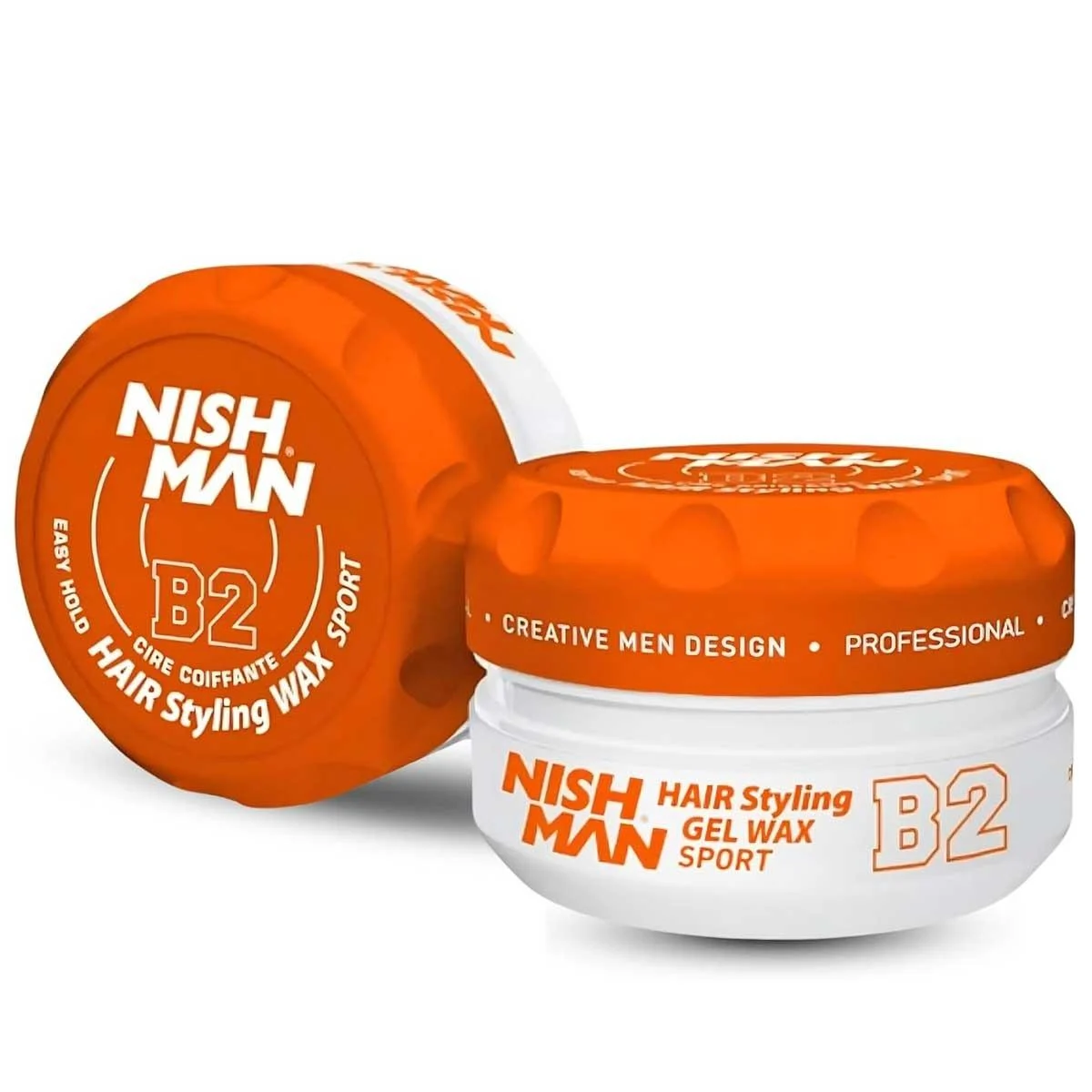 Nishman aqua gel wax b2 sport easy use & medium hold (Ç l?k?t turuncu)