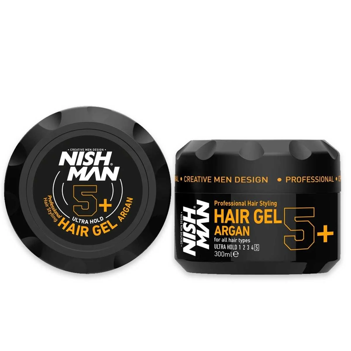 Gel per capelli Nishman ultra tenuta all'olio di argan 300 ml
