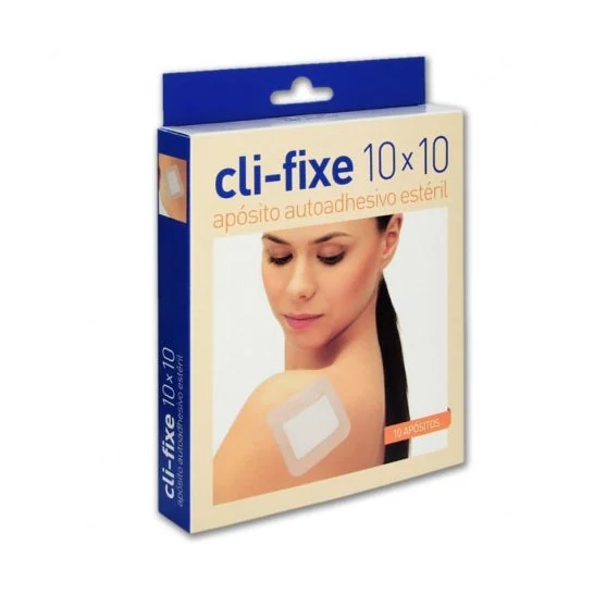 Clifixe Medicazione Adesiva 10x10cm 10 Unità