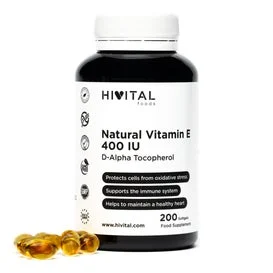 Hivital Foods Vitamina naturale E 400 UI 200 perle (6 mesi)