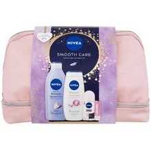 Nivea Smooth Care Skincare Moments Set - Set regalo con Sensation 400 ml e crema doccia Diamond & Argan Oil 250 ml e antitraspirante Invisible Black & Whi