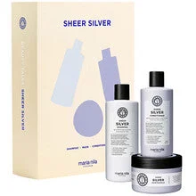Maria Nila Set Sheer Silver - Set Regalo Per Neutralizzare I Toni Del Giallo