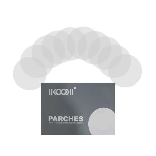 Ikooki Freestyle Libre Patch Transparente Centro 7,5cm 10 Unità