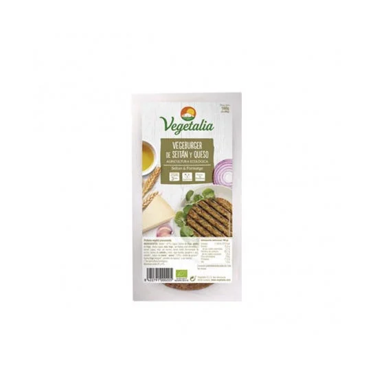 Vegetalia Seitan e Cheese Burger Vegan Bio 2 pezzi