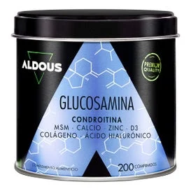 Aldous Bio Glucosamina Condroitina Msm Colágeno Zinc 200comp