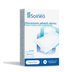 Soineo Cerotto Adesivo Sterile 5x7cm 10 Unità