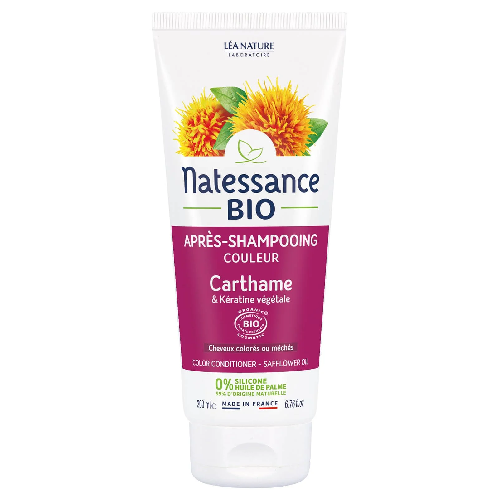 Natessance Balsamo Colore - Cartamo Bio & Cheratina Vegetale 200ml