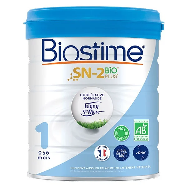 Biostime Latte In Polvere Sn-2 Bio Plus Da 0 a 6 Mesi 800g