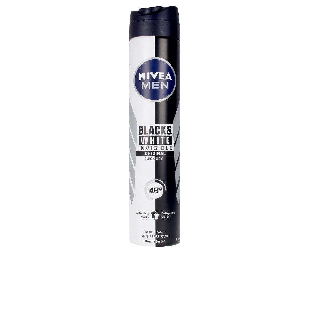 MEN INVISIBLE BLACK & WHITE anti-transpirante spray