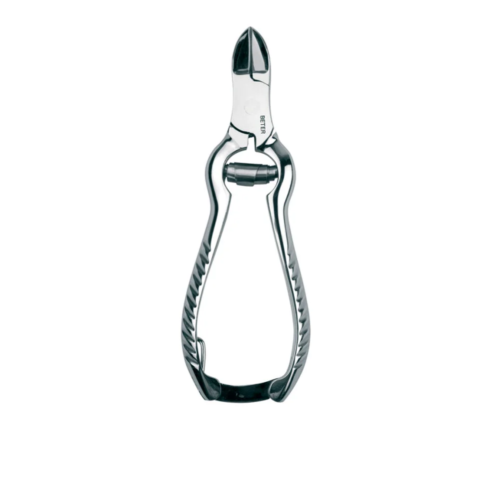 CHROME PLATED PEDICURE NIPPER with coil spring