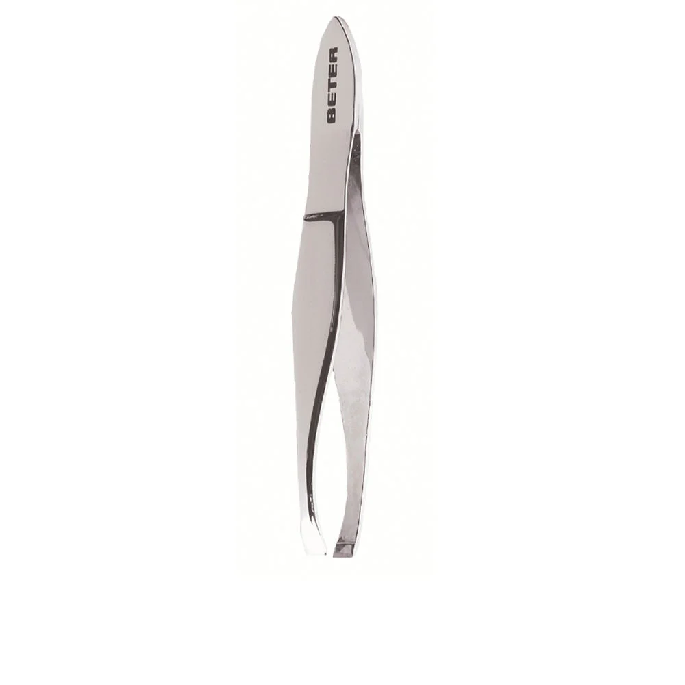 PINZA depilar punta recta cromada